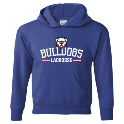Bulldogs Lacrosse - Youth EcoSmart® Hooded Sweatshirt Thumbnail