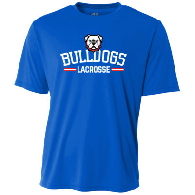 Bulldogs Lacrosse (White) - Cooling Performance Short Sleeve Tee Thumbnail