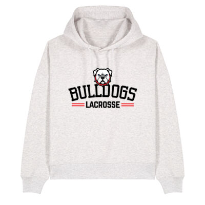 Bulldogs Lacrosse (Black) - Women's Stella Nora Hooded Sweatshirt - Women's Stella Nora Hooded Sweatshirt Thumbnail